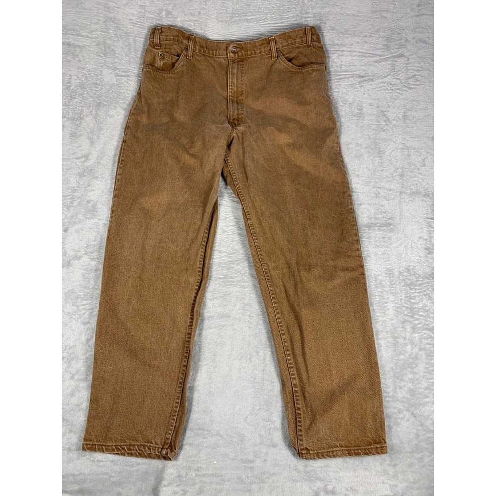 Vtg 90s Levi's 550 Men's Jeans Brown Sz 40 Made In USA